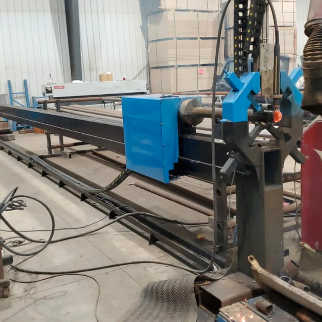 CNC Pipe Profiling-Notching- 30ft Drillstem Pilings CNC in Other in Calgary - Image 3
