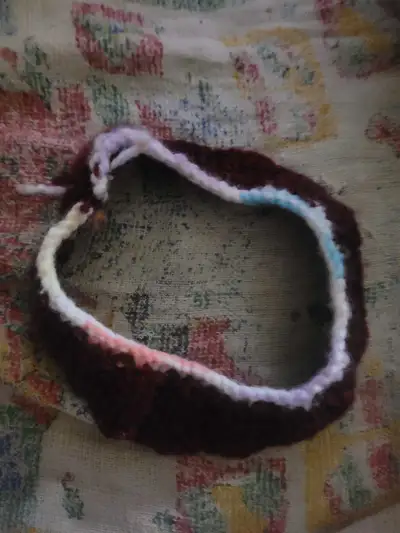 crocheted baby head band, View more