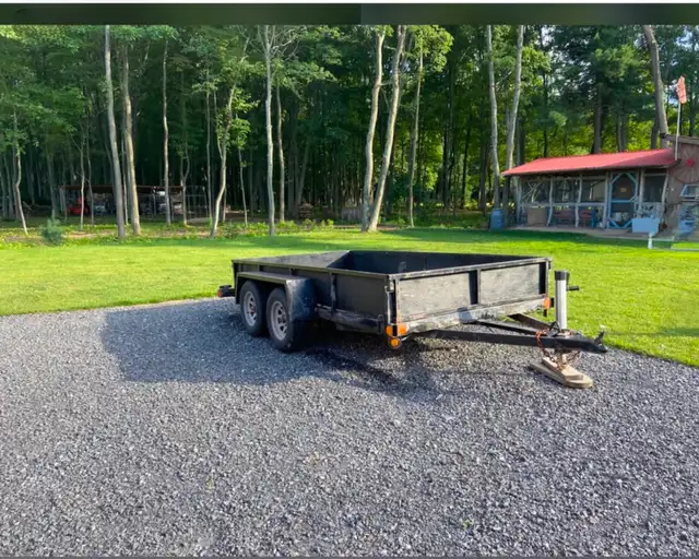Remorque tandem 7000lbs avec rampes en acier. in Cargo & Utility Trailers in Drummondville - Image 3
