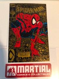Spider-man #1 comic 2nd Print Gold $55 OBO