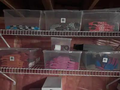 Selling a bulk lot of socks in various styles and sizes. Perfect for stocking up or for resale. Reac...