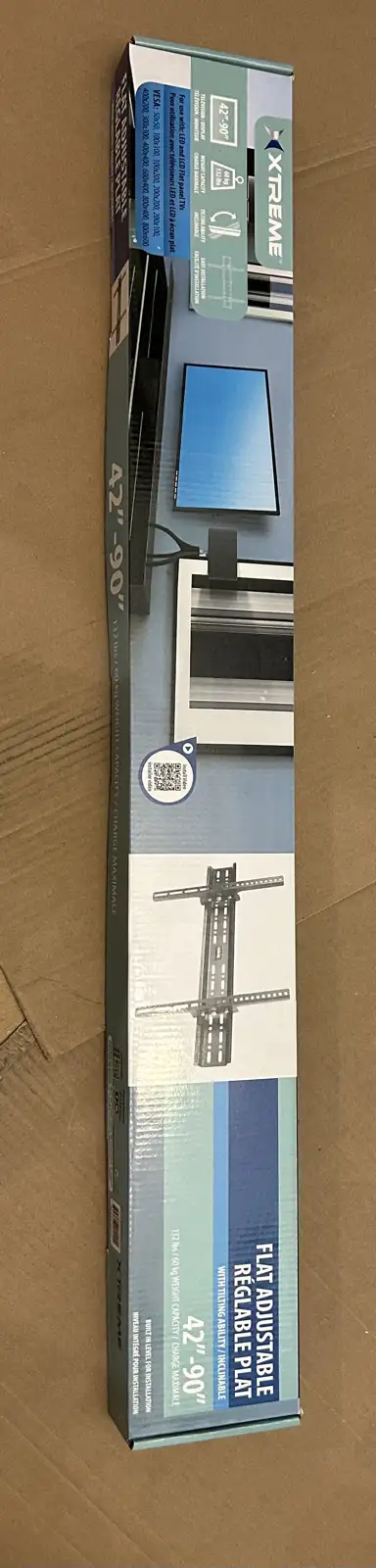 New Xtreme Flat Adjustable TV Mount , View more