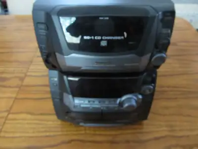 Panasonic Radio Stereo System Boombox SA-AK95 50+1 CD Changer, View more