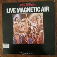 Vinyl-MAX WEBSTER-LIVE MAGNETIC AIR. ANTHEM Records Canada 1979