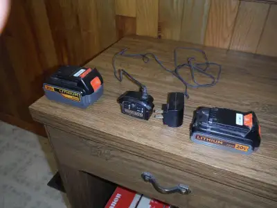 Black & Decker Batteries & Charger, View more