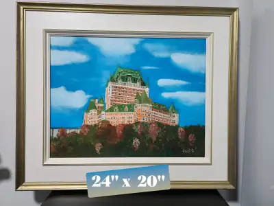 Peinture Château Frontenac, View more