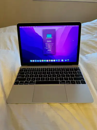 1.4 GHz Dual-Core Intel Core i7 processor. 16 GB memory 500gb ssd Battery cycle count: 17 (yes it’s...