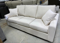 Brand New! Canadian Made! Stain Resistant Cream Sofa