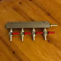 Brewing Beer gas manifold.