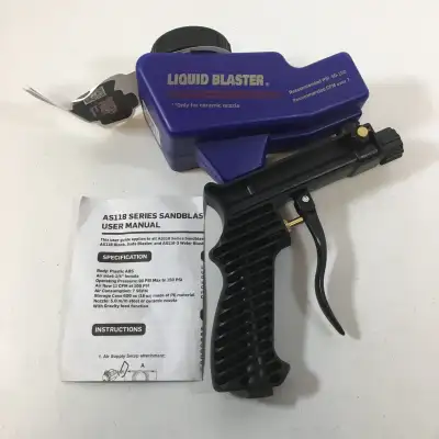 Le Lematec AS118: 150 PSI ABS Plastic Sandblaster Gun, View more
