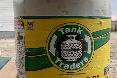 Barbecue Tank (empty) - Can be used as primary tank or a spare tank. Good condition. Can be refilled...