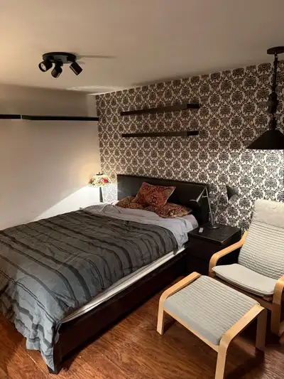 Available now If the ad is still up then the room is still available. Queen St West and Spadina Ave...