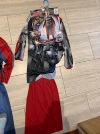 kids size large (10-12) superhero costumes