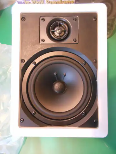 Quest Q650 In-Wall or In-Ceiling 2-way audio speakers Brand new units Two available!!! Also control...