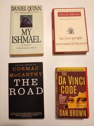 Fiction Books Collection ($5 per book), View more