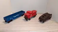 Ensemble de 3 wagons a marchandises de Lionel