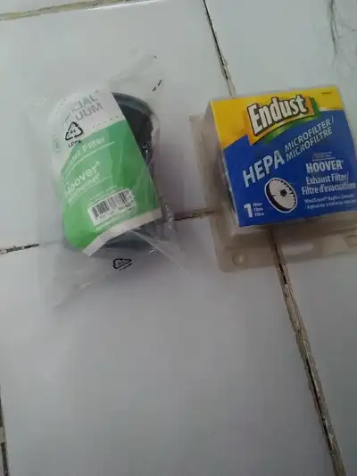 I have brand new (I mean, old, but never opened) vacuum filters. $5 only for Hover (each) and $10 fo...