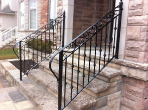 Wrought Iron Railings in Decks & Fences in Oakville / Halton Region