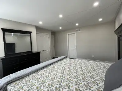 Private Spacious Bedroom available from November 1 with Jack and Jil Washroom (semi-private, access...