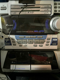 JVC Stereo System $60 - 3 CD Dual Tape Radio EVERYTHING WORKS
