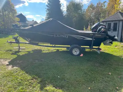 2019 Lund Adventure Spot 1775 ⁃ 115Hp Mercury outboard ⁃ 9.9 Mercury Pro Kicker ⁃ Minn kota bow moun...