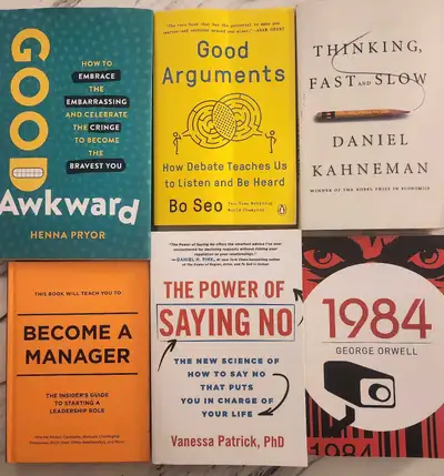 BRAND NEW non-fiction/self-help and 1984 novel , View more