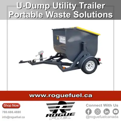 U-DUMP Portable Waste Utility Trailer TWE-UD35 The U-DUMP portable waste and material management uti...