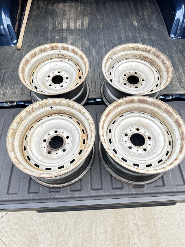 15"x 8" GM Rally wheels in Tires & Rims in Strathcona County