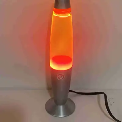 12 inch wired Lava Lamp Orange fluid with red bubbles Good condition Location: Orleans Contact for a...