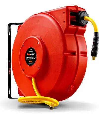  Air-Water-Hose-Reel Retractable 3/8" Inch x 50’ Ft(New), View more