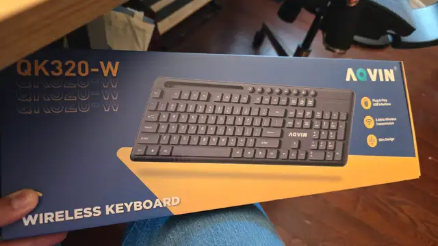 AQVIN Wireless Keyboard - NEW in Mice, Keyboards & Webcams in Ottawa - Image 2