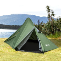 Camping Tent 1-2 Person Backpacking with Tent Double Layer Porta
