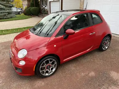 Fiat 500 - manual transmission. Looks and runs great. Selling as is or charge extra for certificatio...