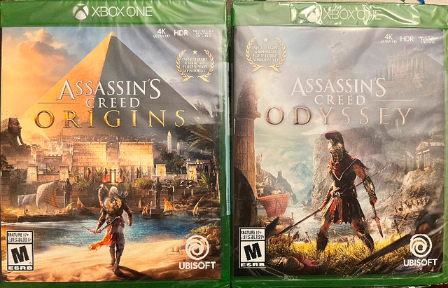 Assassin’s Creed Origins - Xbox One UNOPENED Game disks in XBOX One in Calgary
