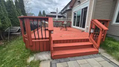 Free wooden deck, View more