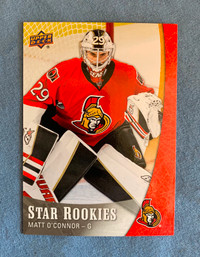 2015-16 Matt O'Connor #19 Upper Deck NHL Star Rookies