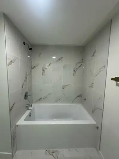 flooring and tiles (full washroom remold), View more