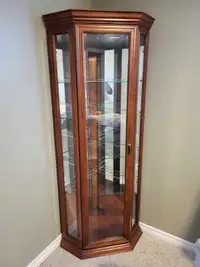 Corner Curio Cabinet