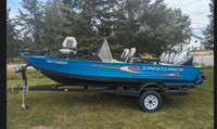 Crestliner 16.5' w/ 70HP