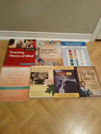 7 softcover books on AUTISM / ASPERGERS/ DISORDERS, View more