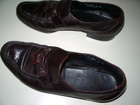 Florsheim Men's Leather Loafers - Brown - Size 10.5