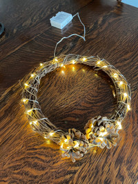 Lighted Twig Center Piece (wreath)