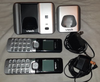 Vtech 2 Cordless Phones CS6519-2 with speakerphone