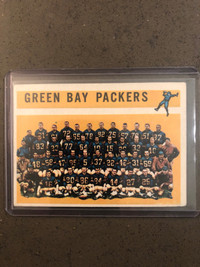 1960 Topps Green Bay Packers Card