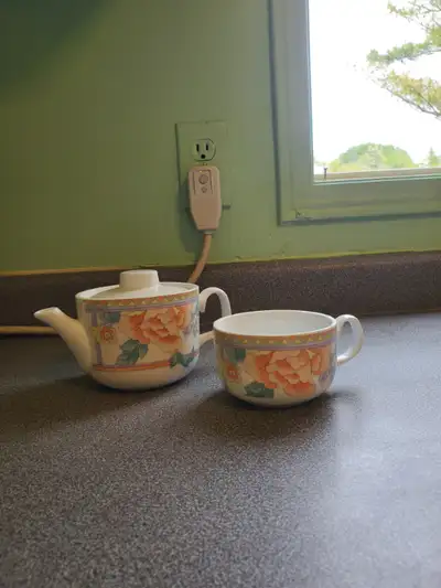 Floral "Abbott Collection" 3 piece tea for one set, View more
