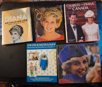 Assorted Diana collector books