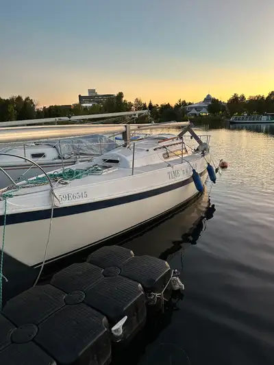 Tanzer 26 for sale. Currently on the hard at the Sudbury Yacht Club. Boat will be covered and stored...