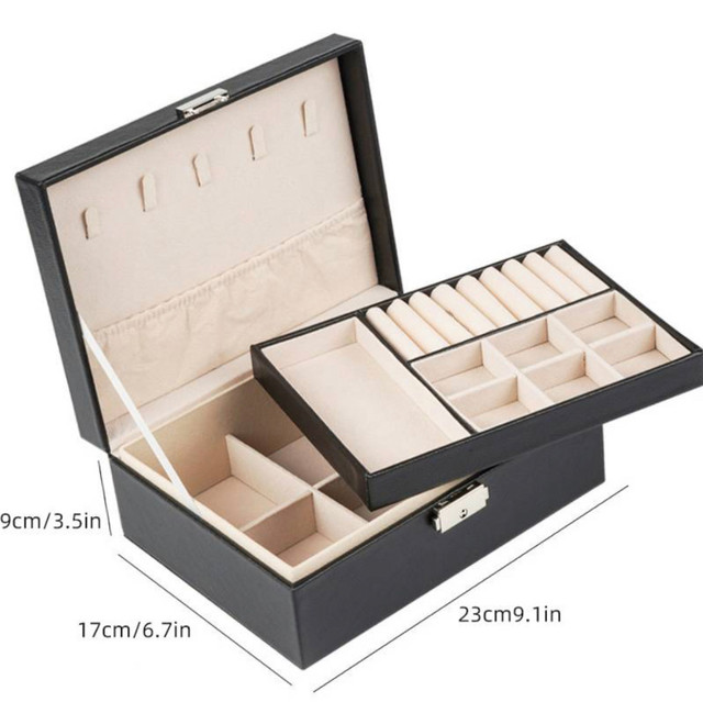 Double Layer Jewelry Box storage in Jewellery & Watches in Mississauga / Peel Region - Image 4
