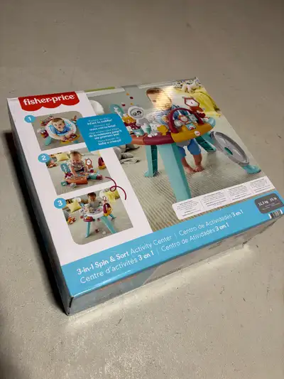 Fisher-Price 3-in-1 Spin & Sort Activity Center, View more