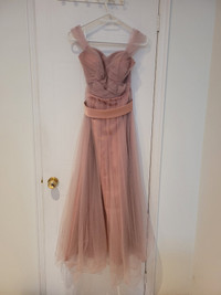 Coral Pink Dress (for weddings, prom, parties, etc...) - $90